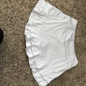 Golf skirt with shorts underneath that have pockets